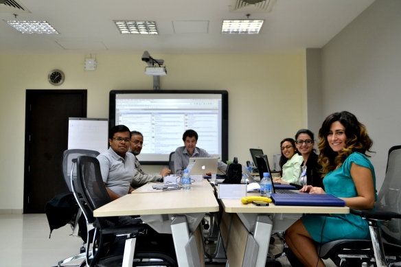Participants of New Media course at Al Jazeera Training Center